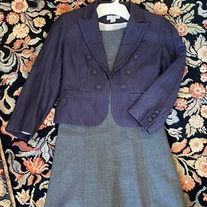 Ann Taylor Loft Navy Blue Blazer